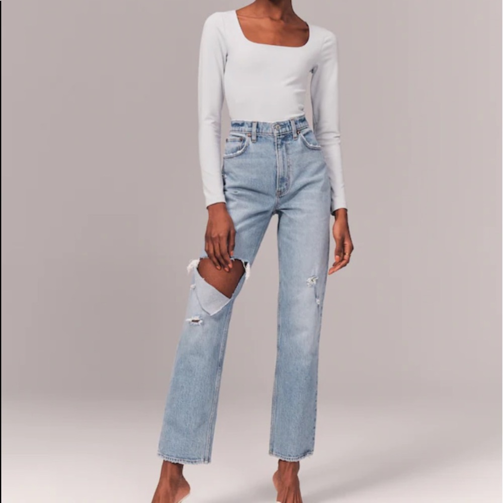 Abercrombie 90s straight jean